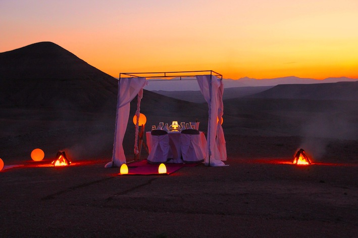 désert marrakech agafay diner maroc