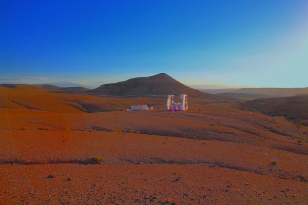 désert marrakech agafay maroc